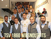 TSV 1860 München - Einkleidung mit Lederhose in cooler Löwen-Optik und Wiesn Outfit am 11.09.2017 bei Trachten Angermaier (©Foto:Martin Schmitz)